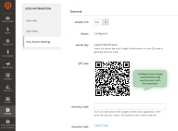 configure and synchronize with google authenticator app
