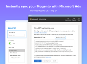 Integrate your Magento store with Microsoft Advertising within seconds