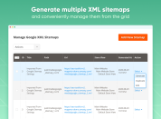 Generate multiple XML sitemaps and manage them from the grid

