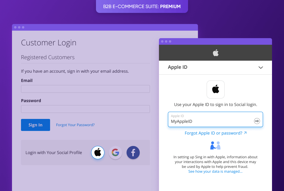 social login with apple