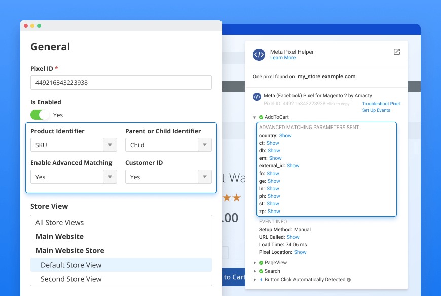 facebook pixel for magento 2