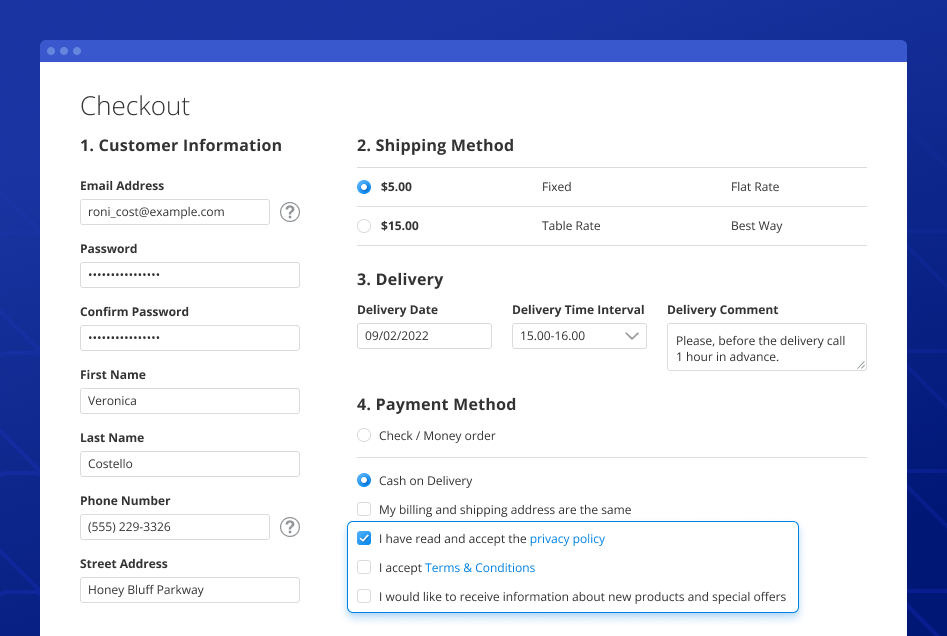 gdpr data deletion configuration