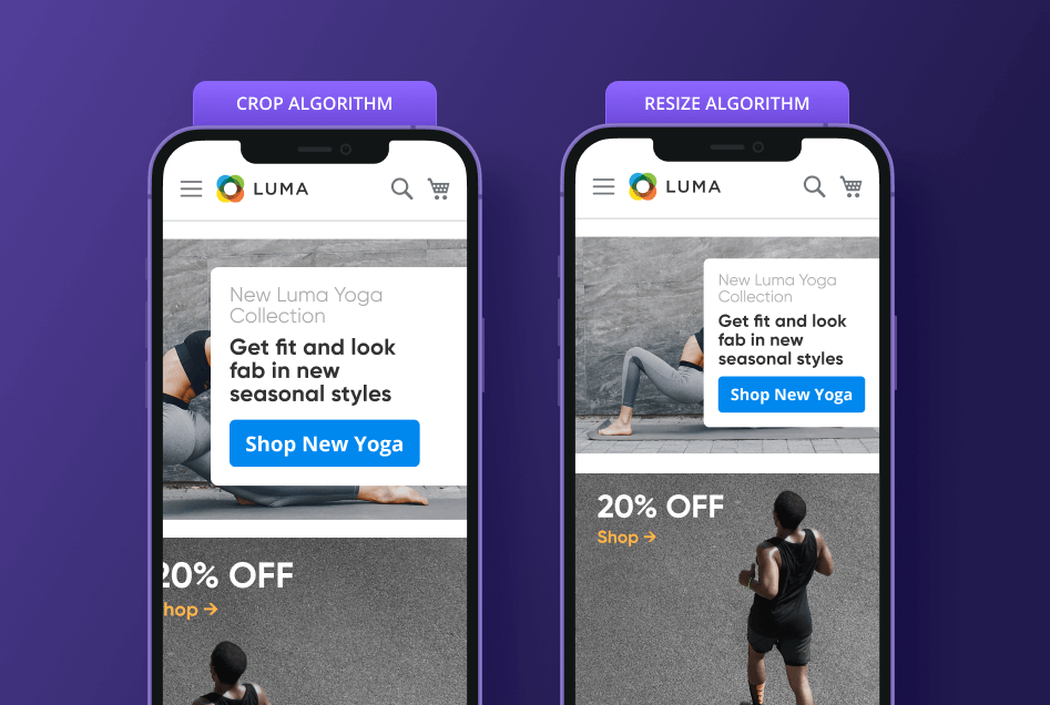 resize crop algorithm
