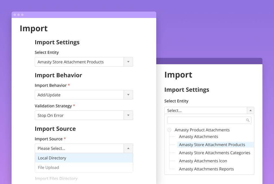 magento 2 export attachment data