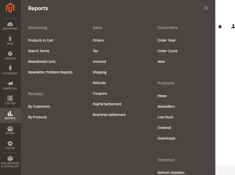 reports-magento