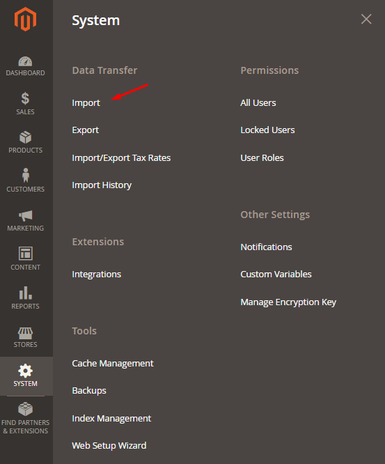 magento-2-import-products-tab